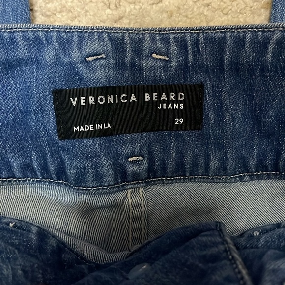 Veronica Beard Jeans Logan Slim Straight Extra High Rise Size 29 - Picture 9 of 11